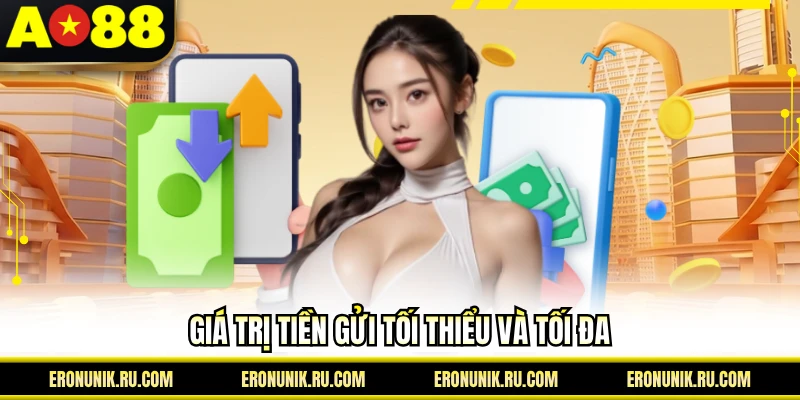 Giá trị tiền gửi tối thiểu và tối đa